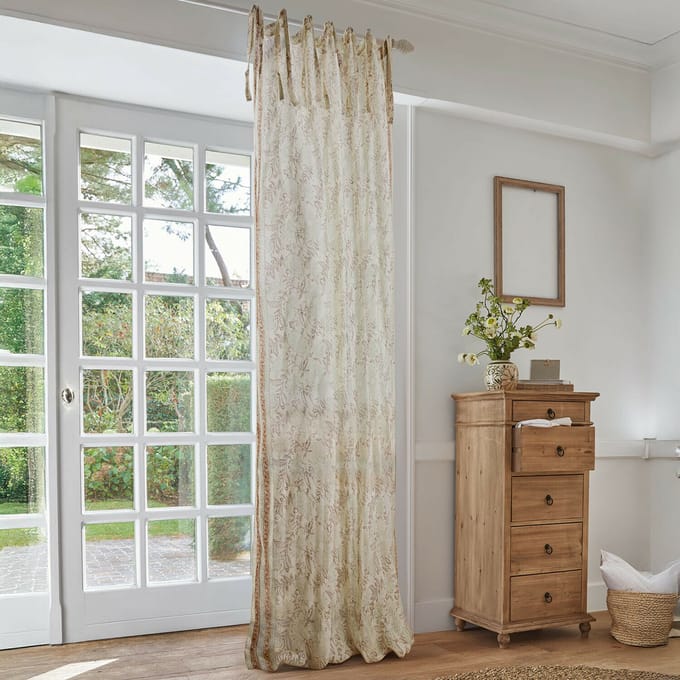 LOBERON Gordijn Floréane bruin/beige
