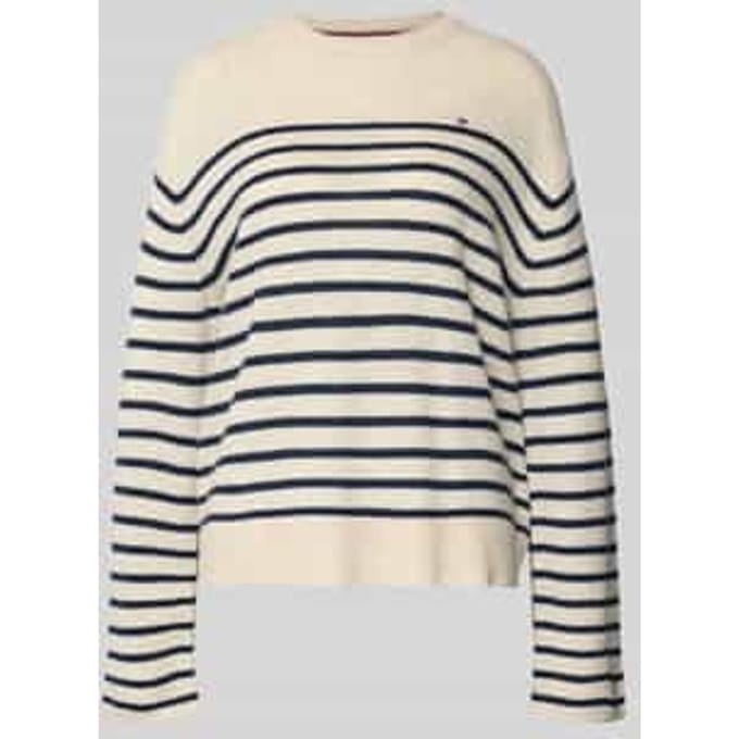 Regular fit gebreide pullover van pure wol