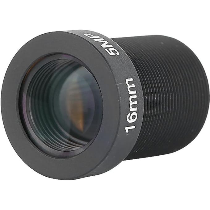 5MP 16mm HD Enkele Prime Lens Vervangend Accessoire voor Camera black