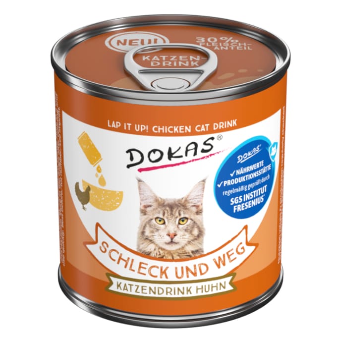 Dokas Schleck und weg Katzendrink Huhn | 18x100g
