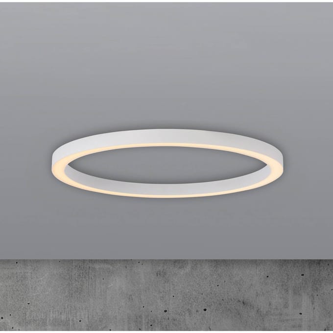 LED plafondlamp PURE Lines, Ø 70 cm, wit, CCT-afstandsbediening