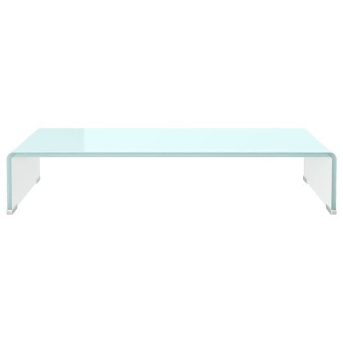 vidaXL - Tv-meubel/monitorverhoger - 70x30x13 - cm - glas - groen