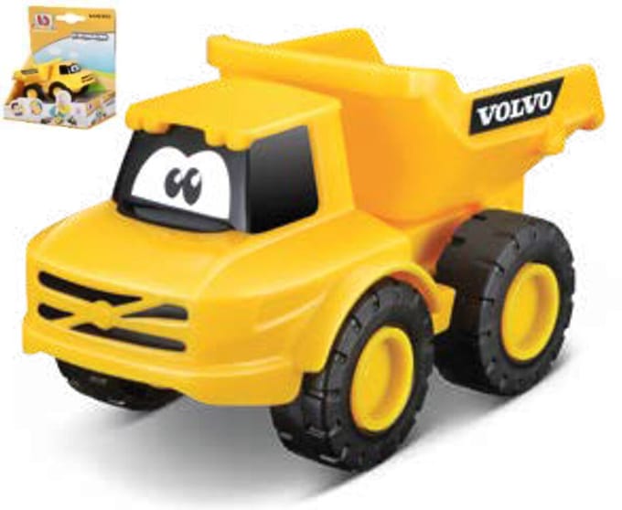 BB Junior Volvo Dump Truck - My 1st Collection - 3 inch - Geel/zwart