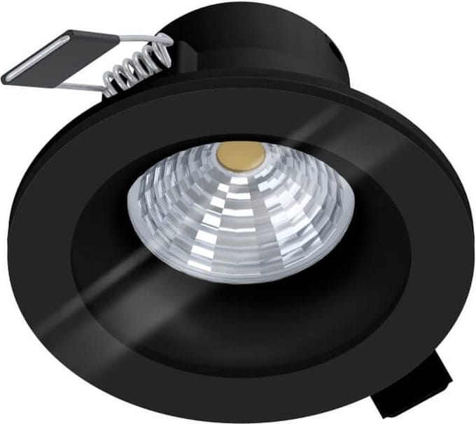 EGLO Salabate Inbouwarmatuur - LED - Ø 8,8 cm - Zwart - Dimbaar