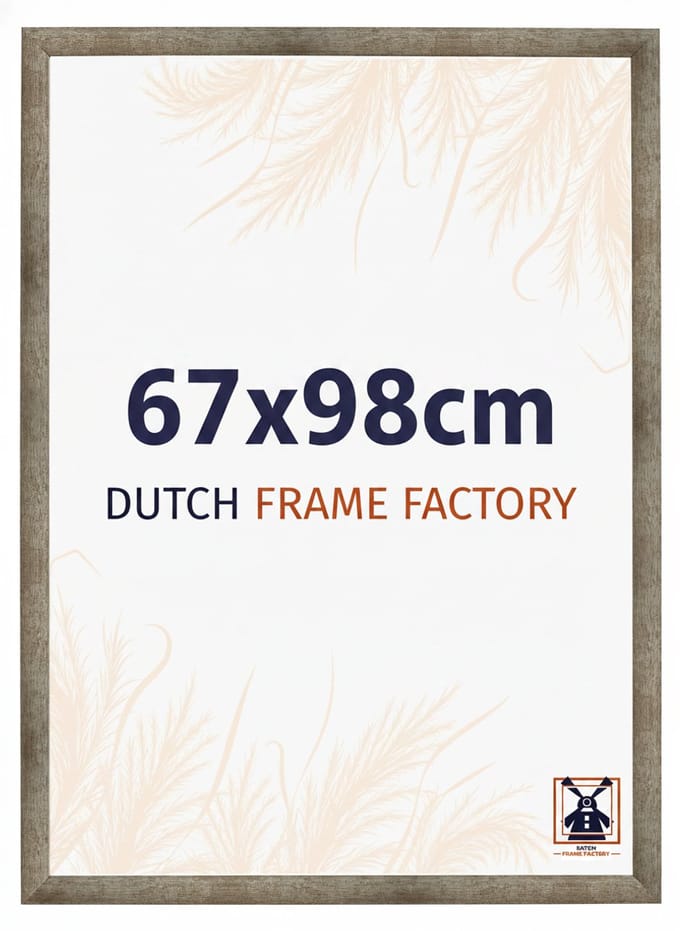 Fotolijst 67x98 cm - MDF - Metaal Vintage - Benno
