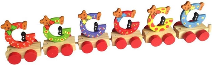 Lettertrein G  | * totale trein pas vanaf 3, diverse, wagonnetjes bestellen aub