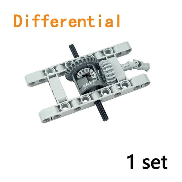 Technische Componenten Differentieelhuis 65414 65413 62821 Bouwstenen Bakstenen Tandwiel-28 Tanden met Rond Asgat