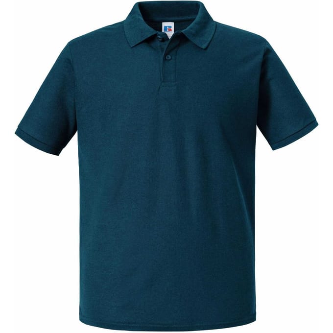Russell Heren Authentic Eco Poloshirt (Benzineblauw)