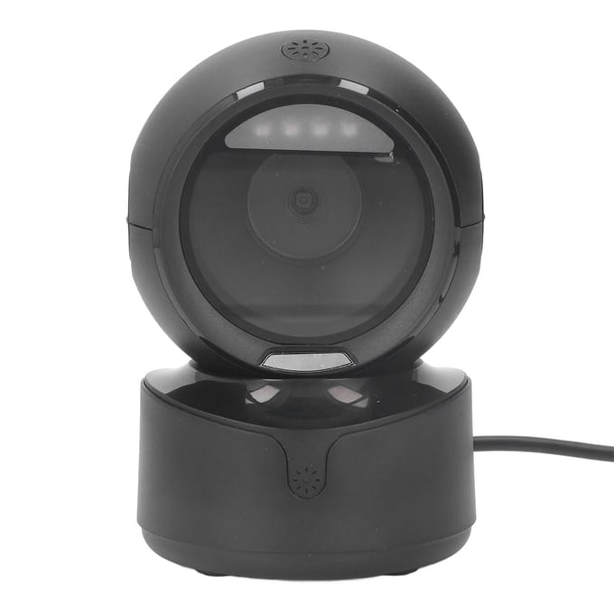 Desktop Barcode Scanner Zelfdetecterend Omnidirectioneel USB Bekabeld 1D 2D QR Barcode Lezer voor Detailhandel black