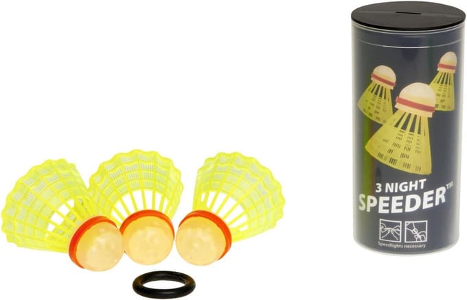 Lichtgevende Speedbadminton Ballen - 3-pack voor Avondspellen