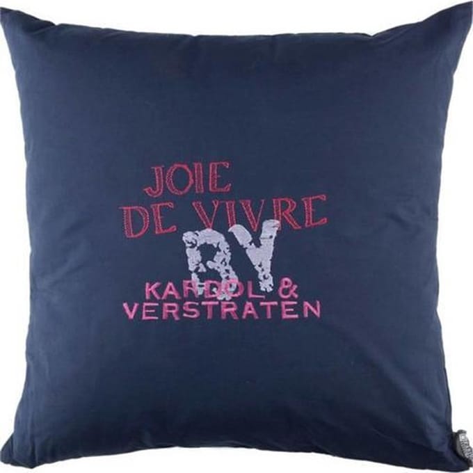 Kardol - Joie de Vivre - Sierkussen - 50x50 cm - Blauw