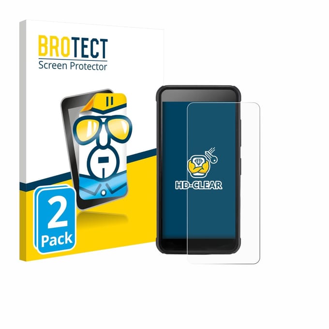 BROTECT - Screenprotector voor SkyCaddie Pro 4X - Folie Beschermfolie transparant 2 Stuks