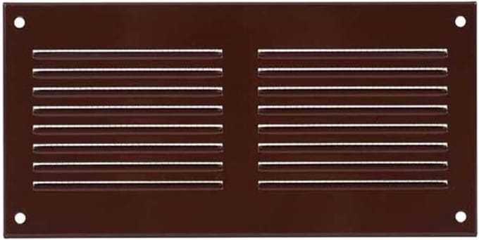 Europlast Metalen rooster 200x100mm bruin - MR2010B