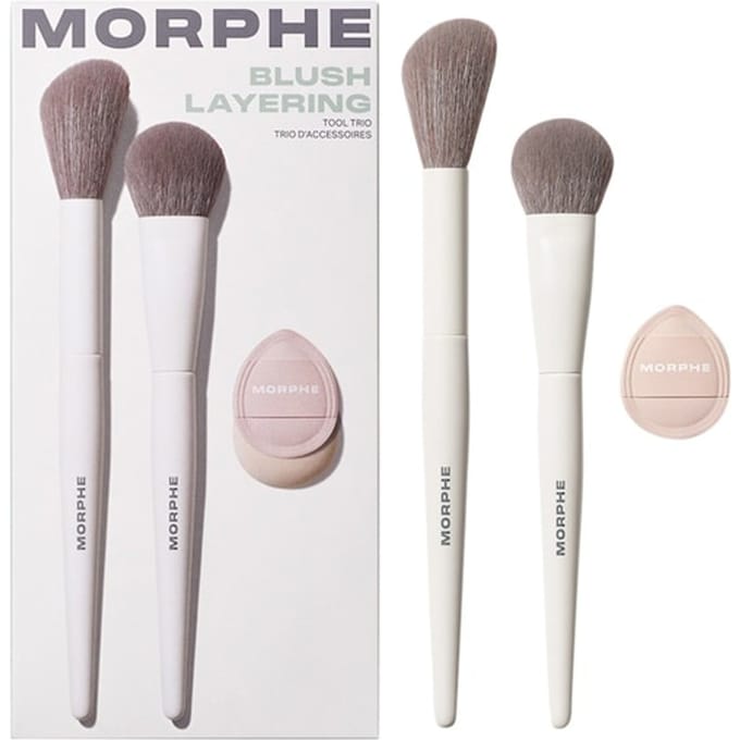 Morphe Sets met gezichtskwasten Blush Layering Tool Trio Kwastensets Dames