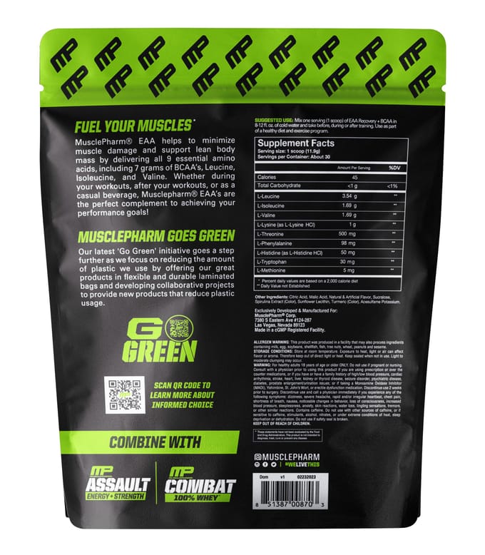 Eaa, Herstel + Bcaa, Watermeloen Crush, 366G(12.9Ons)