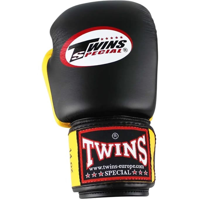 Twins Special - Bokshandschoenen - BGVL3 - Zwart/Geel - 12oz