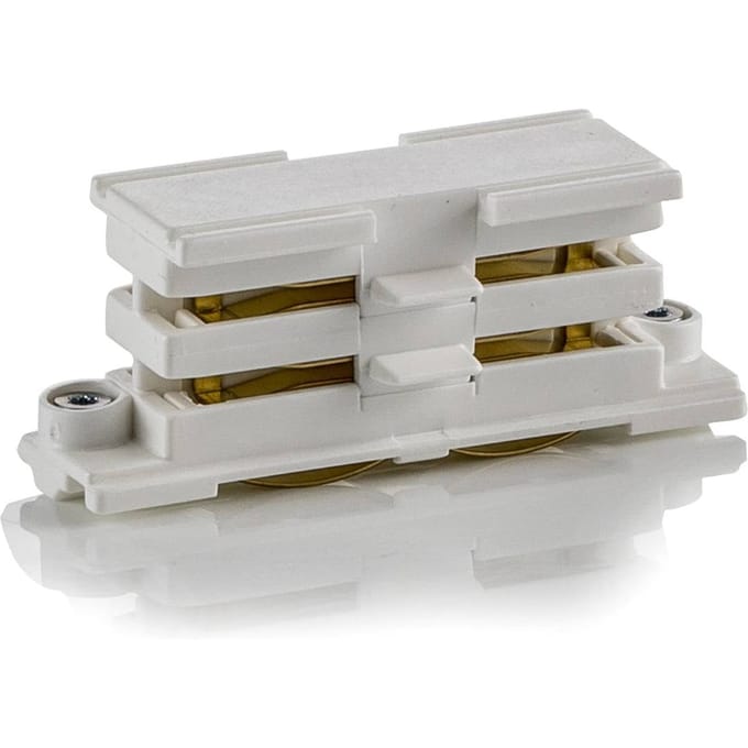 GLOBAL Lineaire connector voor HV-stroomrail Noa, wit