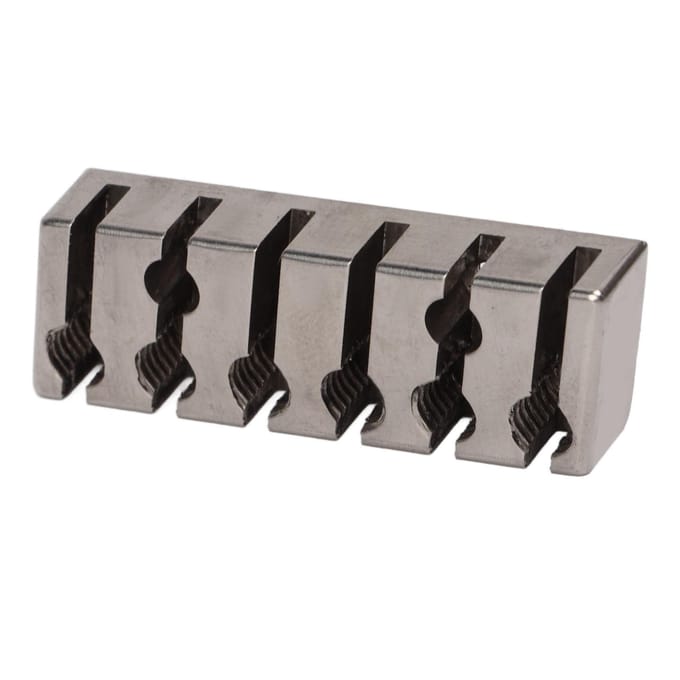 String Locking Nut 42mm Professioneel Zilver Metaal 6-snarige Locking Nut voor Headless Elektrische Gitaar gray