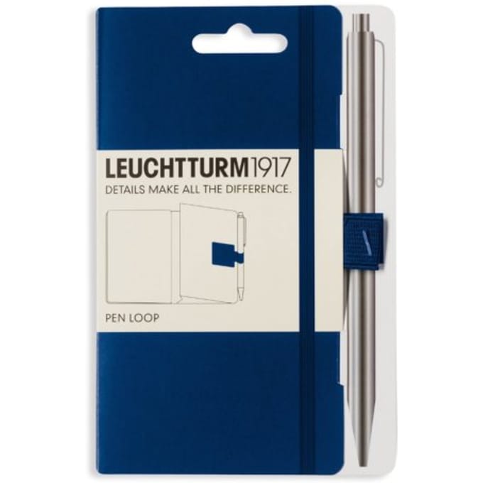 Pen loop zelfklevende pennenlus, kleur navy blauw
