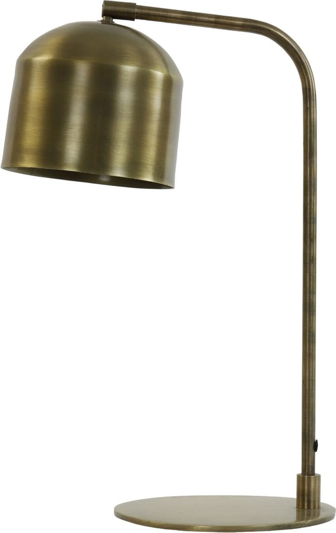 Light & Living Bureaulamp Aleso - Antiek Brons - Ø20cm - Modern