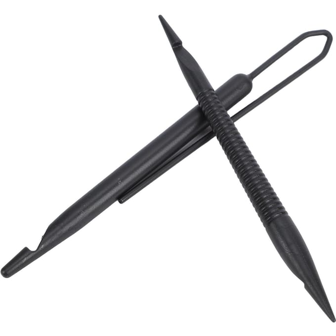2 Stuks Dreadlock Haak Dubbelzijdig Dreadlock In elkaar grijpend Gereedschap Herstrakken Vlechten Gereedschappen voor Kapsels DIY black