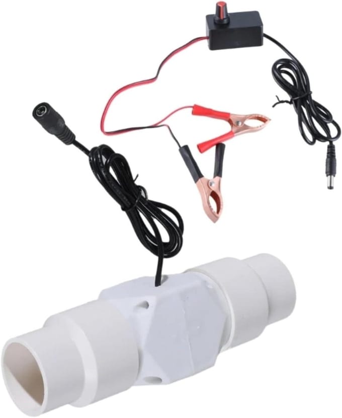 Buisventilator - Kanaalventilator - Lucht Afvoeren - Instelbare Snelheid - 25mm - Wit