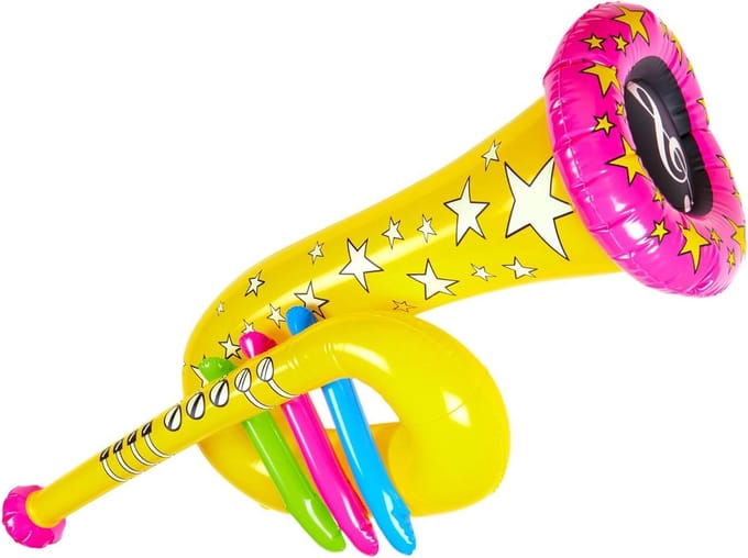 Opblaasbare Tuba Accessoire voor Feest en Carnavalskostuums