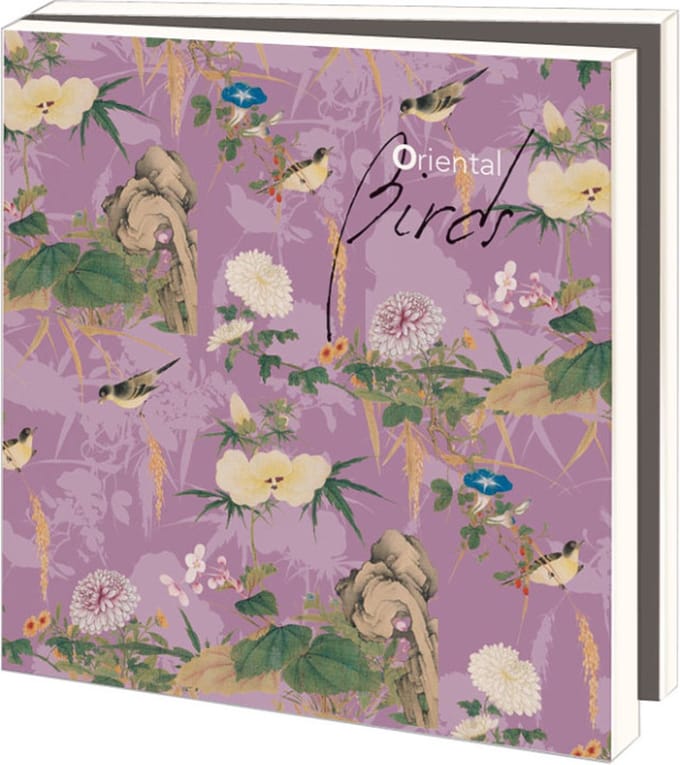 Kaartenmapje Oriental Birds, Chester Beatty 10 Stuks