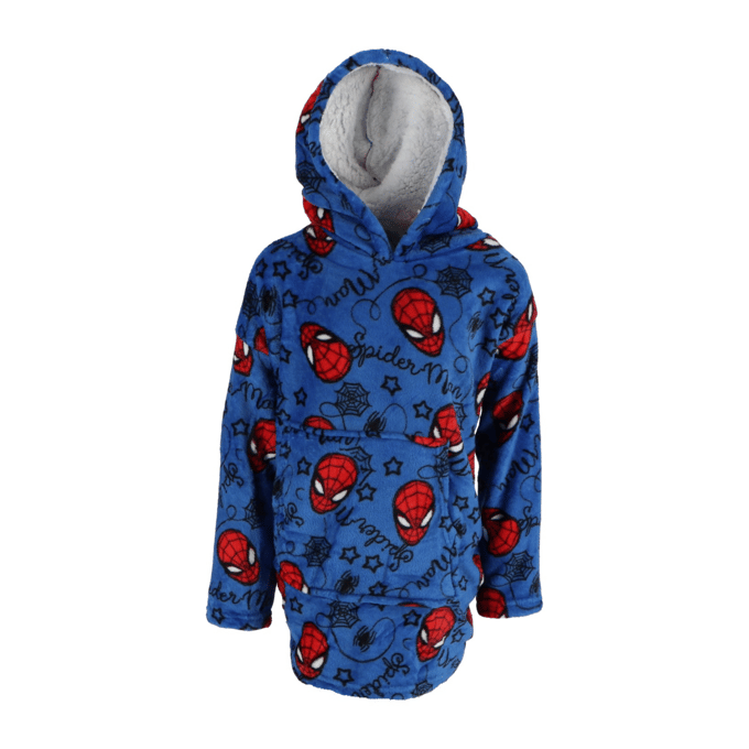 SpiderMan Hoodie Fleece deken, True Hero - Kind - One Size