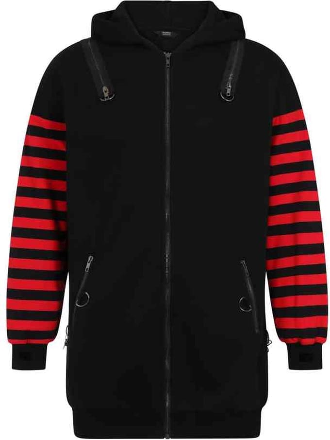 Banned - PORTIA Vest met capuchon - 2XL - Rood