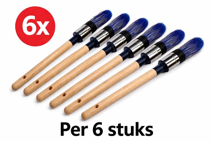 Meesterhand Aqua Patentpuntkwast Maat 18 - 32 mm - 6 Stuks