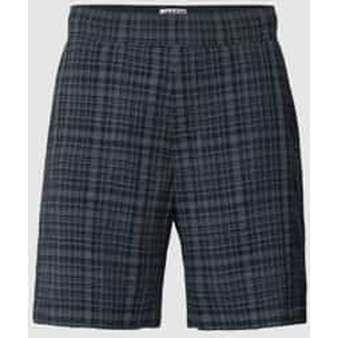Korte broek met ruitmotief