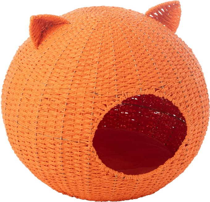 J-Line kattenmand Kattenoren - papier - oranje