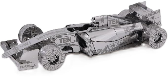 De Bouwplaats Formule 1 Raceauto - Metalen bouwpakket voor modelbouw - 14+ jaar