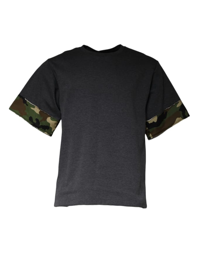 Camouflage Cuff Korte Mouw T-shirt