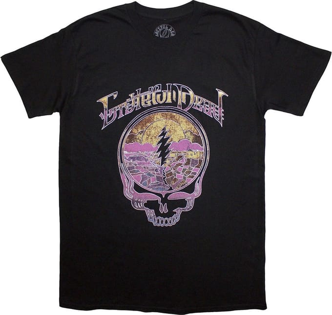 Grateful Dead - Mosaic Heren Tshirt - S - Zwart