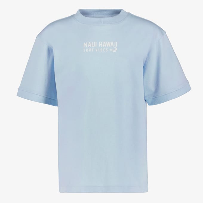 Unsigned jongens T-shirt blauw - Maat 146/152