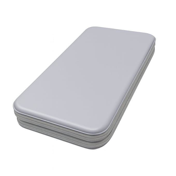 Purepeak CD Hoes Opbergmap - DVD Hoesjes Case - Opslag voor 96 CD's - Auto Map - Grijs