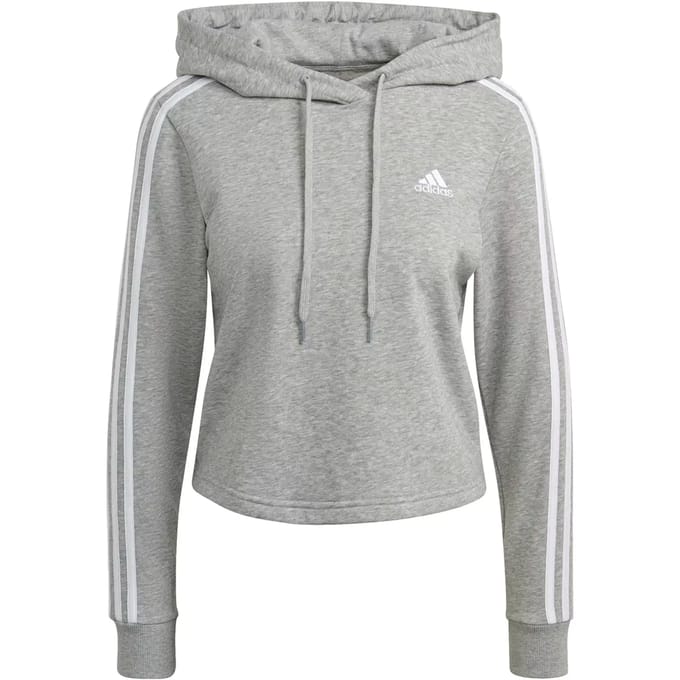 Kort sweatshirt met kap voor dames adidas Essentials 3-Bandes