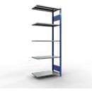 SCHULTE Lagertechnik - Aanbouwsysteem zonder schroeven - 2000x 750x400 mm, type 150 kg