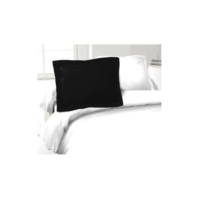 Kussensloop Lovely Home 100% katoen 2 Onderdelen Zwart (50 x 70 cm)