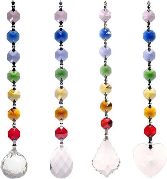 Set van 4 Feng-Shui Chakrakristallen