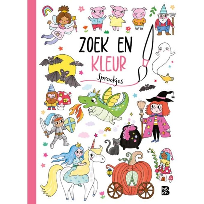 Zoek En Kleur Sprookjes - Zoek En Kleur