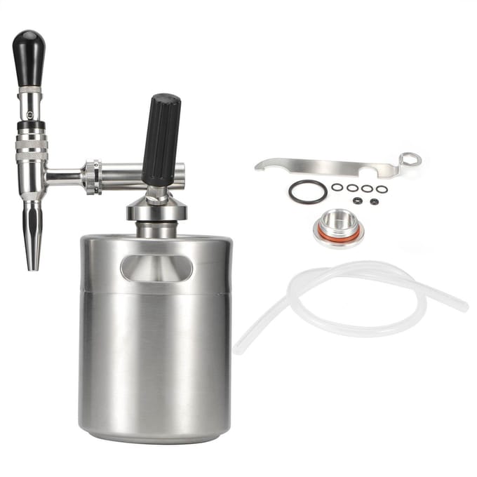 Nitro Cold Brew Koffiemaker RVS Fust Stikstof Koffiemachine Dispenser Systeem Kit3.6L