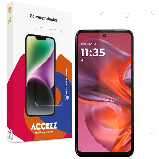 Accezz Screen Protector - Geschikt voor Motorola Moto G05 / Motorola Moto E15 - Gehard Glas Screenprotector