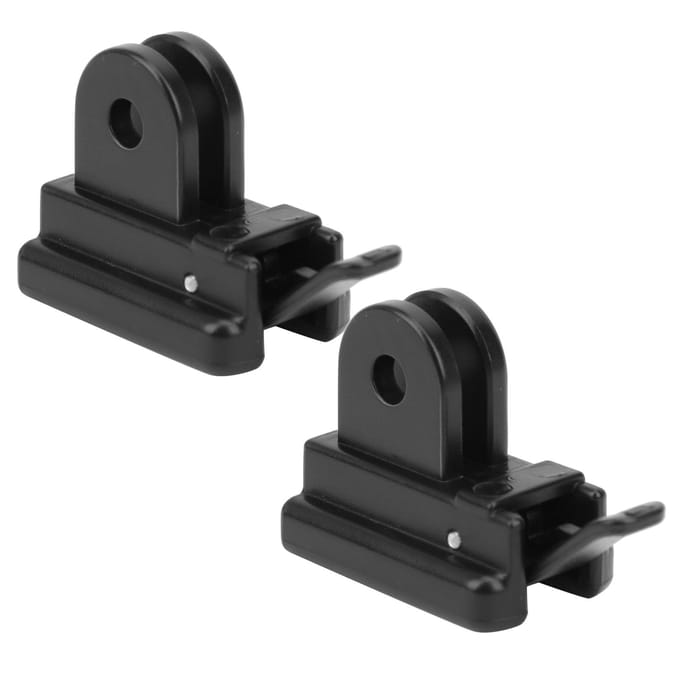 2 stuks Fietslichthouder Adapter Fiets Zaklamp Houder Fietsen Voorlamp Beugel voor Gaciron gray