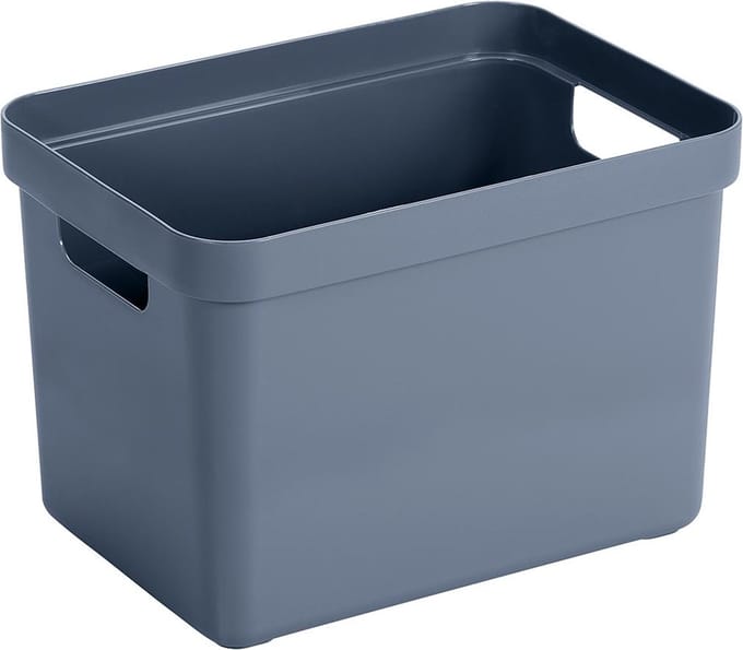 Sunware Sigma Home opbergbox 18L - 35x24.6x24.3 cm - Donkerblauw