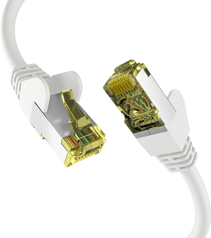 EFB Eletronik CAT6a WIT 0,25m patchkabel S/FTP PIMF