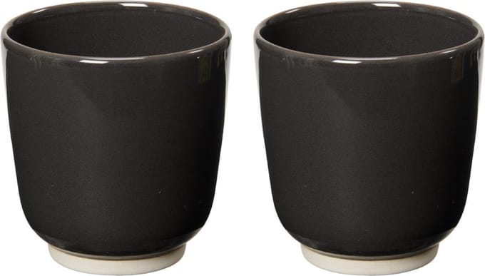 Return to Sender Mok 200 ml - Antraciet - Set van 2