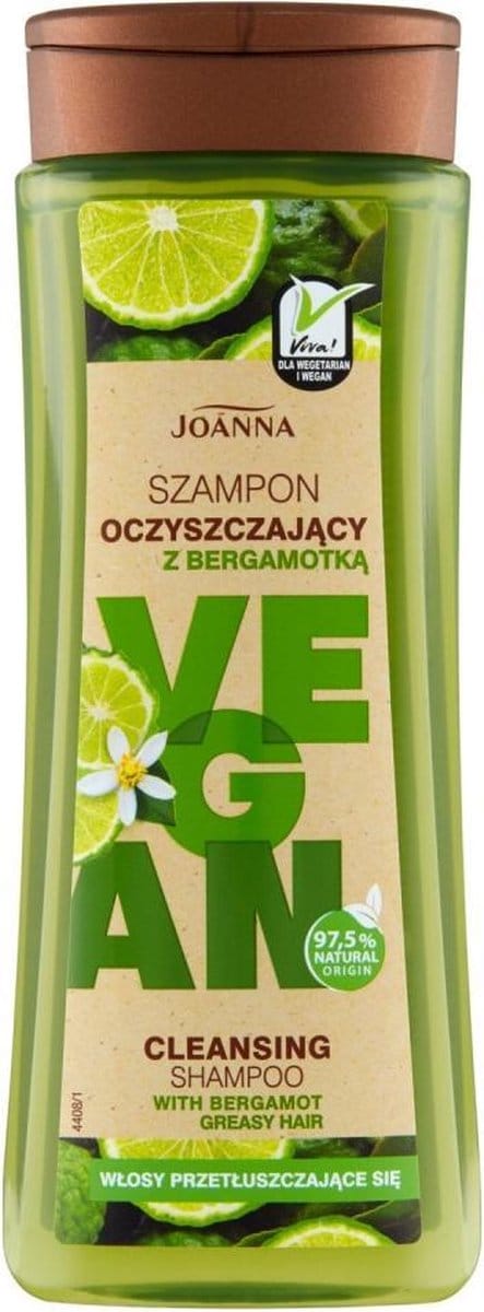 Joanna - Vegan Cleansing Shampoo Cleansing Shampoo From Bergamot 300Ml